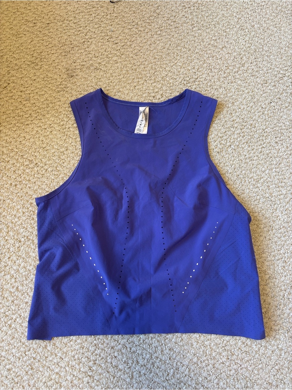 Women’s Lululemon Athletic Perforated Tank Top - Purple